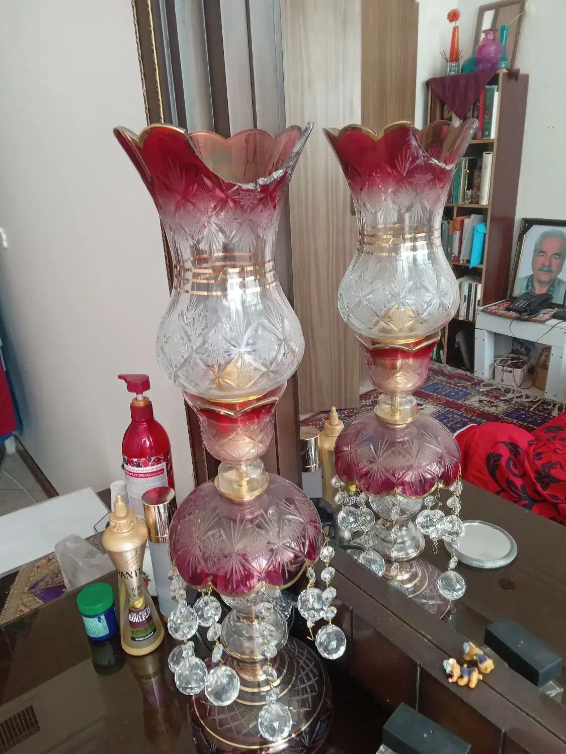 چراغ خواب لاله ای|چراغ خواب و آباژور|تهران, نیروی هوایی (پیروزی)|دیوار