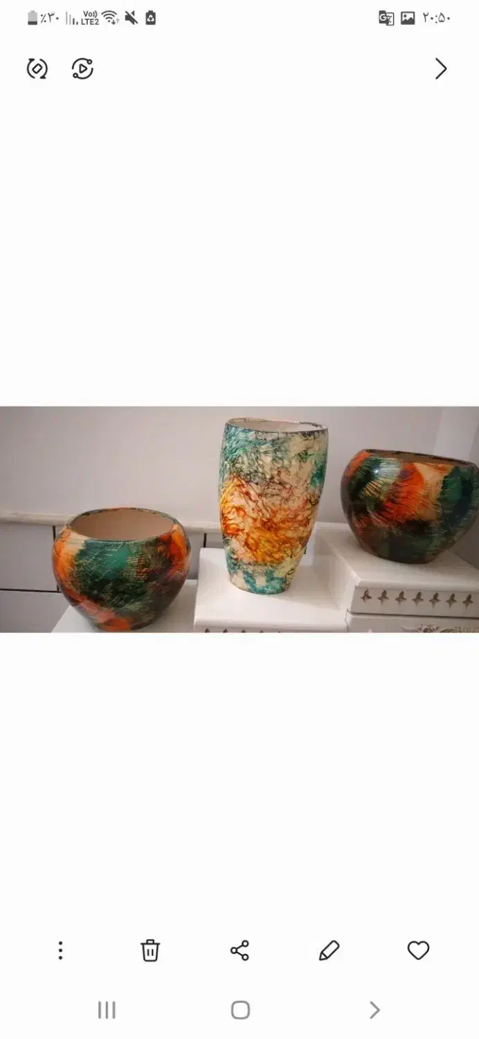 گلدان|صنایع دستی و سایر لوازم تزئینی|قم, دروازه چوبی|دیوار