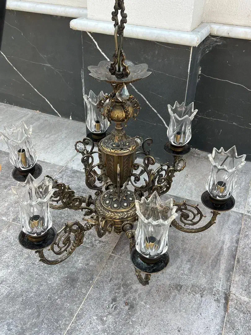 لوستر ۶ شاخه|لوستر و چراغ آویز|تهران, اختیاریه|دیوار