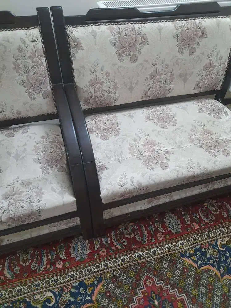 مبل ۸نفره|مبلمان خانگی و میز عسلی|فولادشهر, مسکن مهر فولادشهر|دیوار