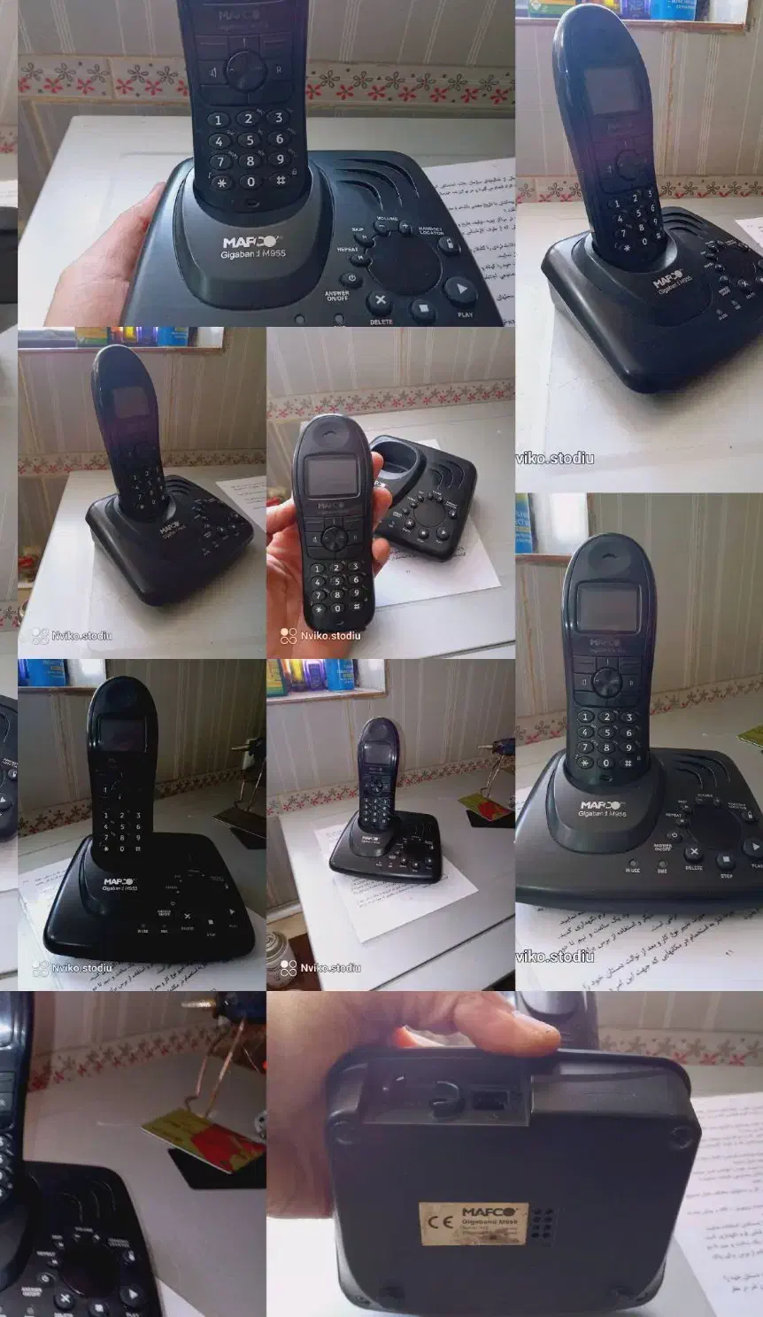 تلفن بیسیم رنگی مافکو آلمانی M955|تلفن رومیزی|شیراز, نیستان|دیوار