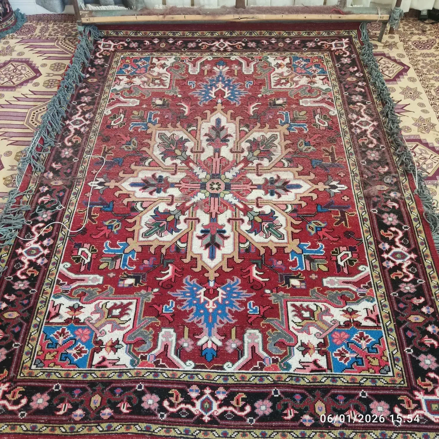 فرش هریس|فرش|میاندوآب, |دیوار