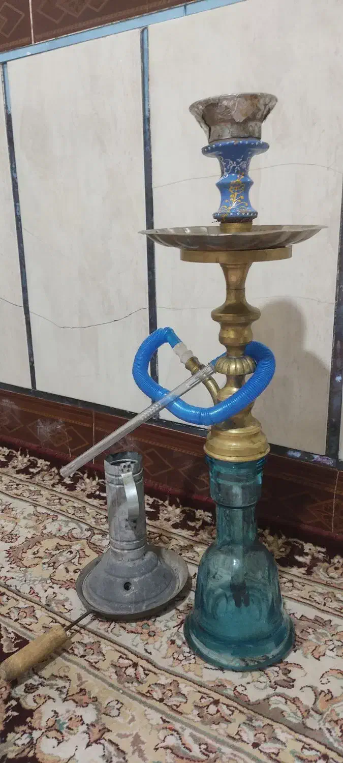 قیلون برنجی در حد نو|کلکسیون و سرگرمی|نهاوند, |دیوار