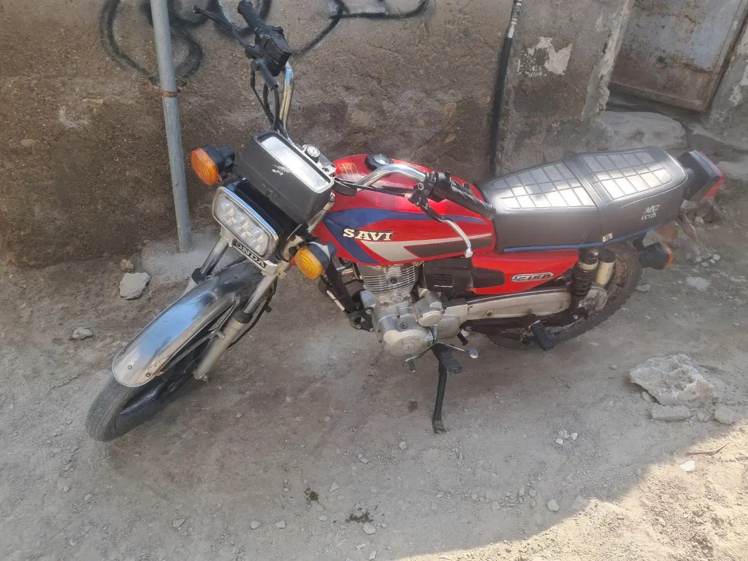 موتور سی جی 150 مدل 402|موتورسیکلت|خمیر, |دیوار