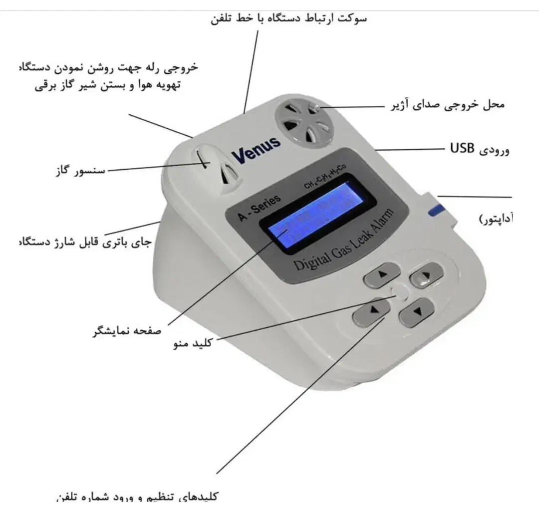 دستگاه هشدار نست گاز ونوس|فروشگاه و مغازه|عسلویه, |دیوار