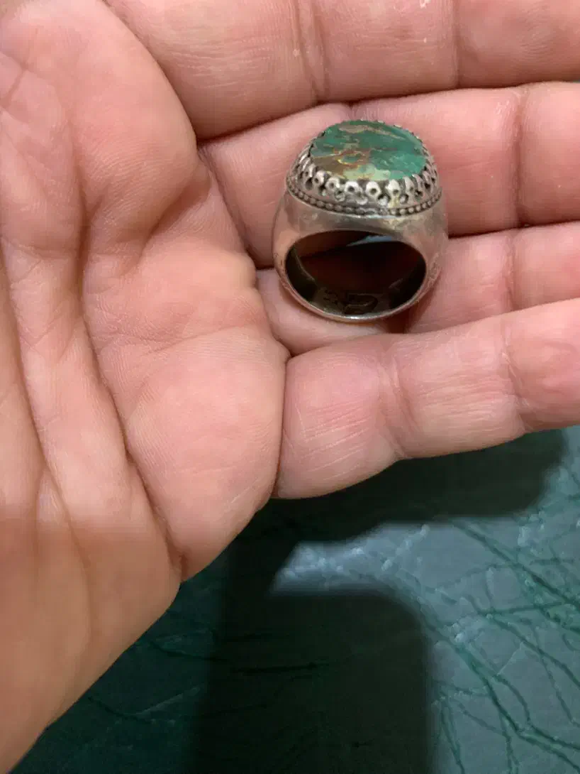 انگشتر فیروزه اصل|کلکسیون اشیاء عتیقه|بندرعباس, |دیوار