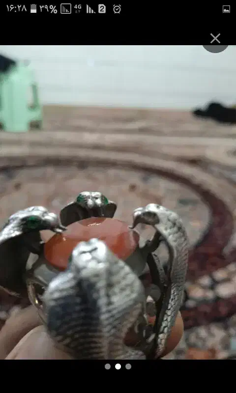 عقیق یمن چهار افعی|جواهرات|کرمان, |دیوار