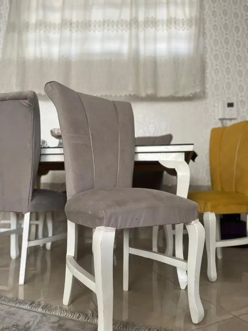 میز نهار خوری 6 نفره|میز و صندلی غذاخوری|جهرم, |دیوار