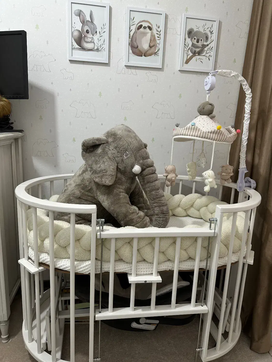 گهواره کنار مادر چند منظوره|تخت و صندلی بچه|تهران, دستغیب|دیوار