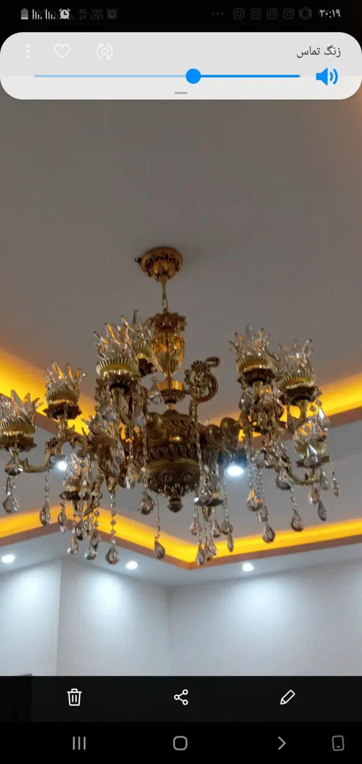لوستر قصر نور|لوستر و چراغ آویز|سبزوار, طبرسی (جعفرآباد)|دیوار