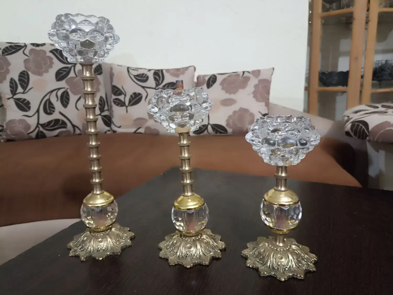 شمعدانی برنز|لوستر و چراغ آویز|کرمانشاه, |دیوار