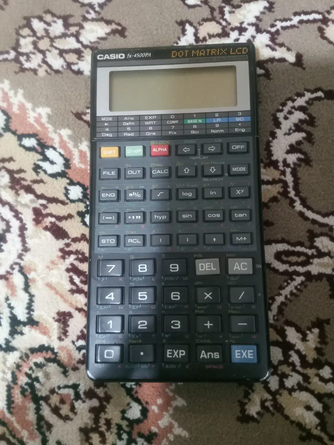 ماشین حسا ب casio4500PA|لوازم التحریر|بجنورد, |دیوار