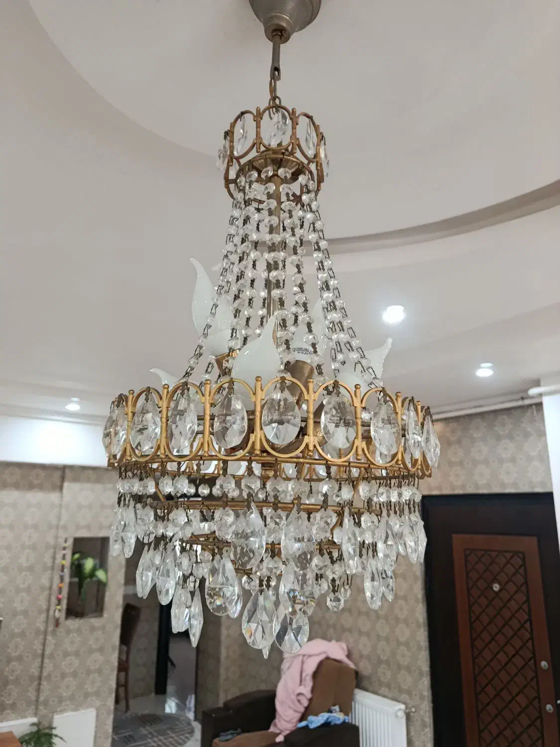 لوستر زیبا عالی|لوستر و چراغ آویز|قروه, |دیوار