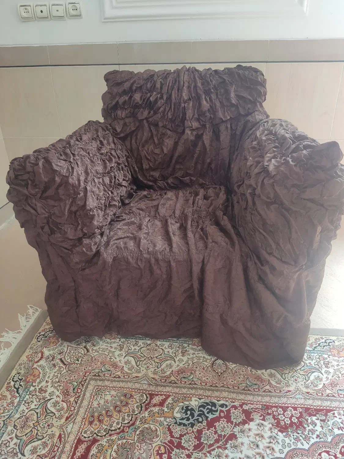 کاور مبل سلطنتی ۹نفره|مبلمان خانگی و میز عسلی|صحنه, |دیوار