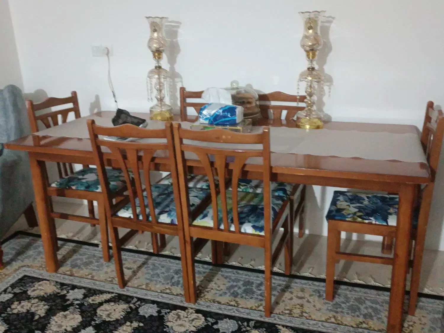 میز ناهار خوری تمام چوب|میز و صندلی غذاخوری|شیراز, دارالرحمه|دیوار