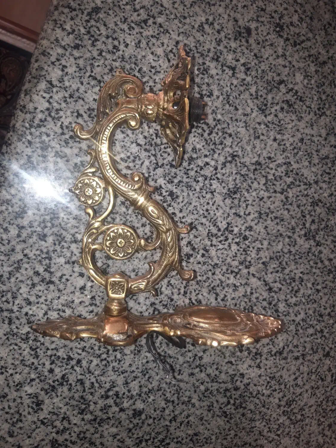 لوستر شیشه ای ریموت داردیوارکوب برنز|لوستر و چراغ آویز|اراک, |دیوار