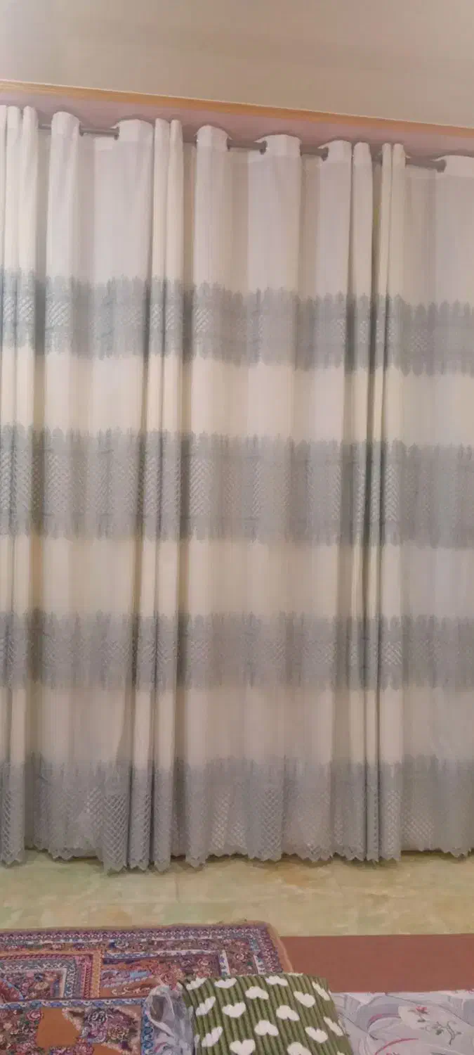 سلام پرده سالم با چوب پرده ها همشون ۲۰ میلیون|پرده، رانر، رومیزی|ایذه, |دیوار