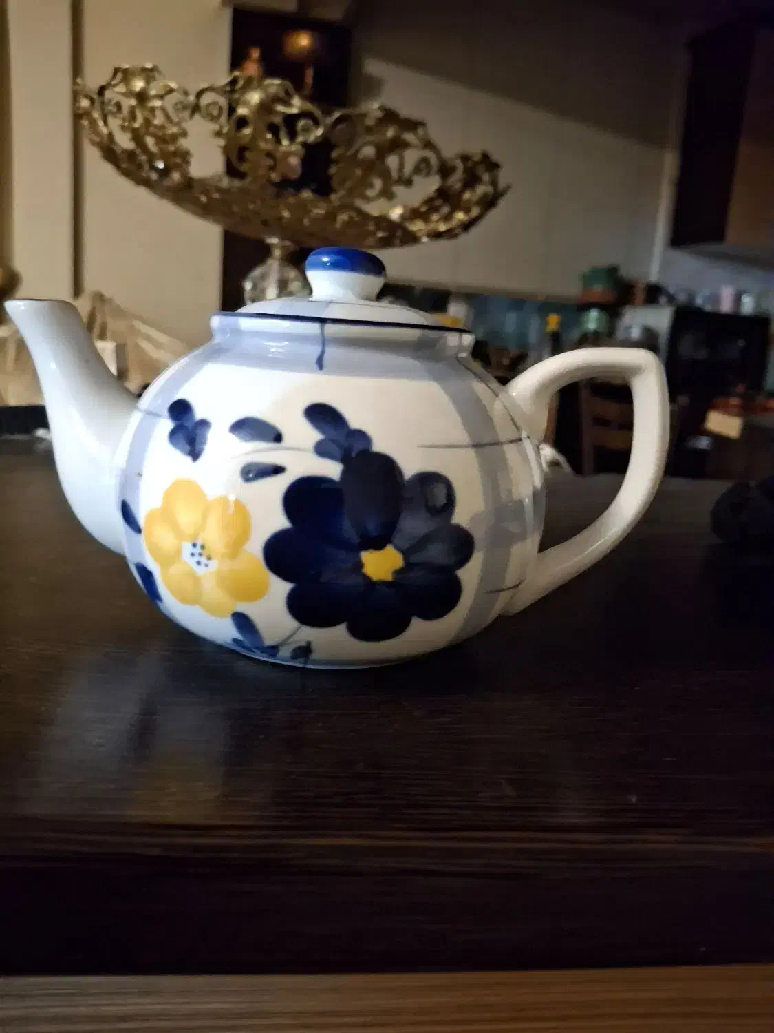 قوری گل پنبه|قوری، کتری، قهوهساز دستی|همدان, |دیوار