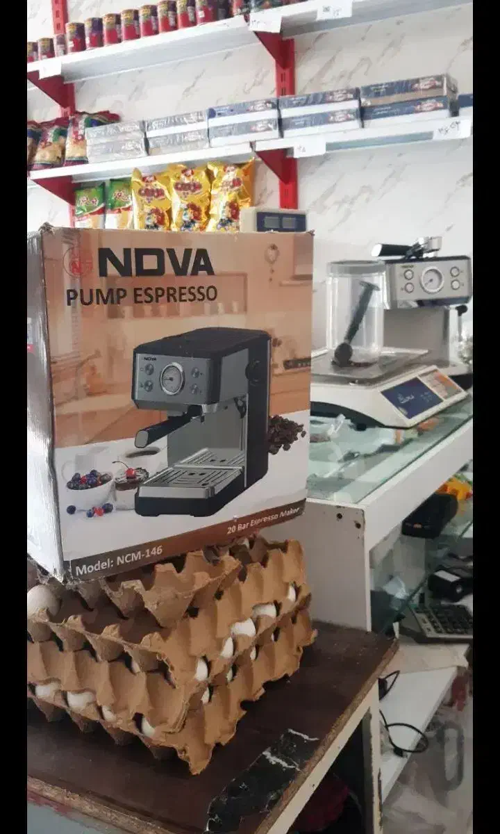 دستگاه قهوه ساز نودوا20 بار|سماور، چای‌ساز، قهوه‌ساز|مشهد, شهید احمدی روشن|دیوار