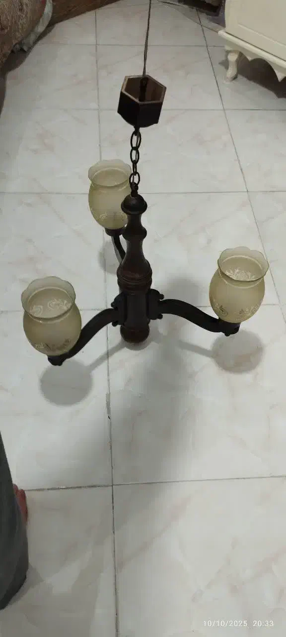 لوستر چوبی|لوستر و چراغ آویز|فردیس, شهرک شهید حسینی|دیوار