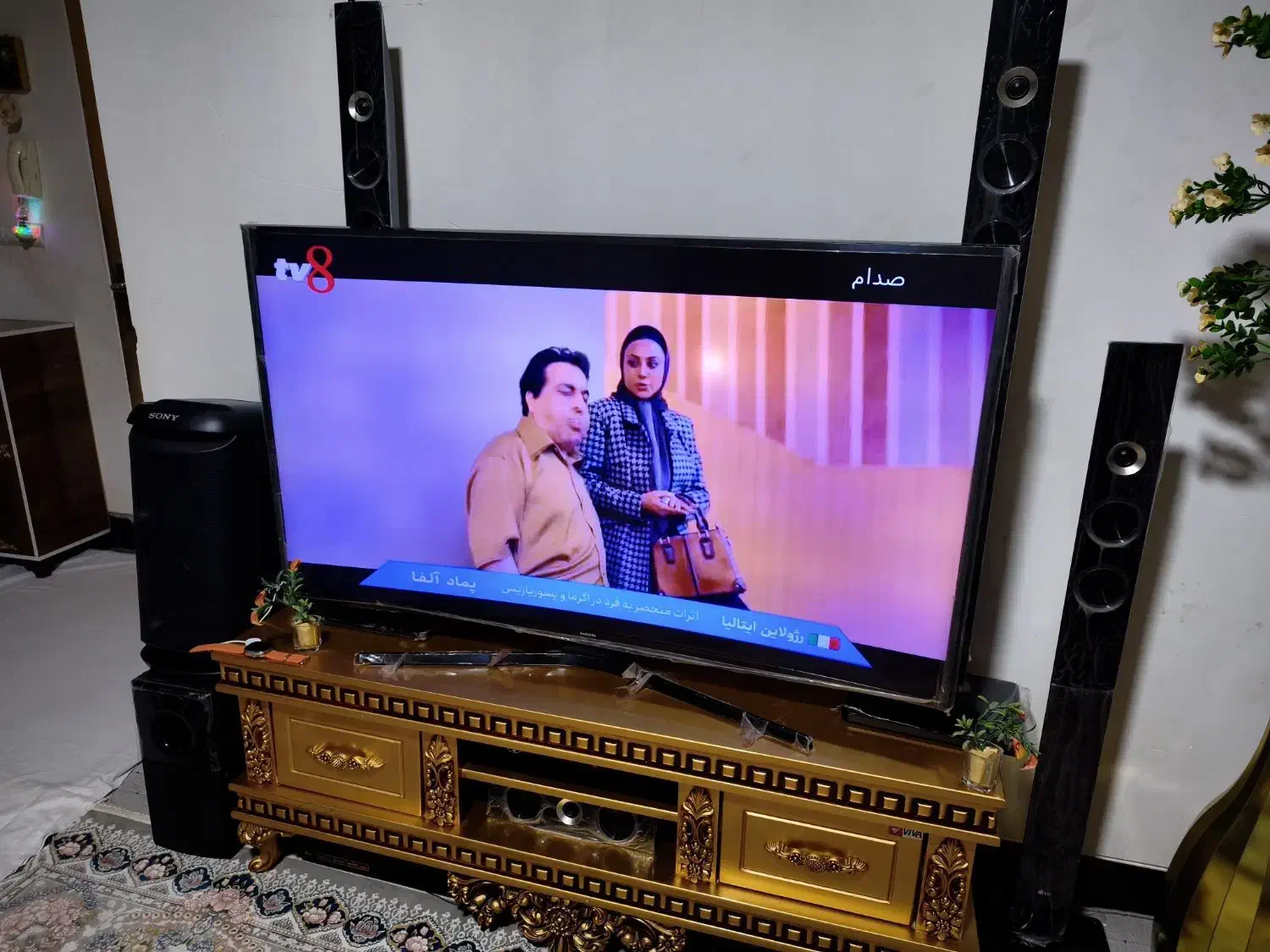 تلویزیون خمیده سامسونگ۵۵ اینچ|تلویزیون و پروژکتور|کرمانشاه, |دیوار