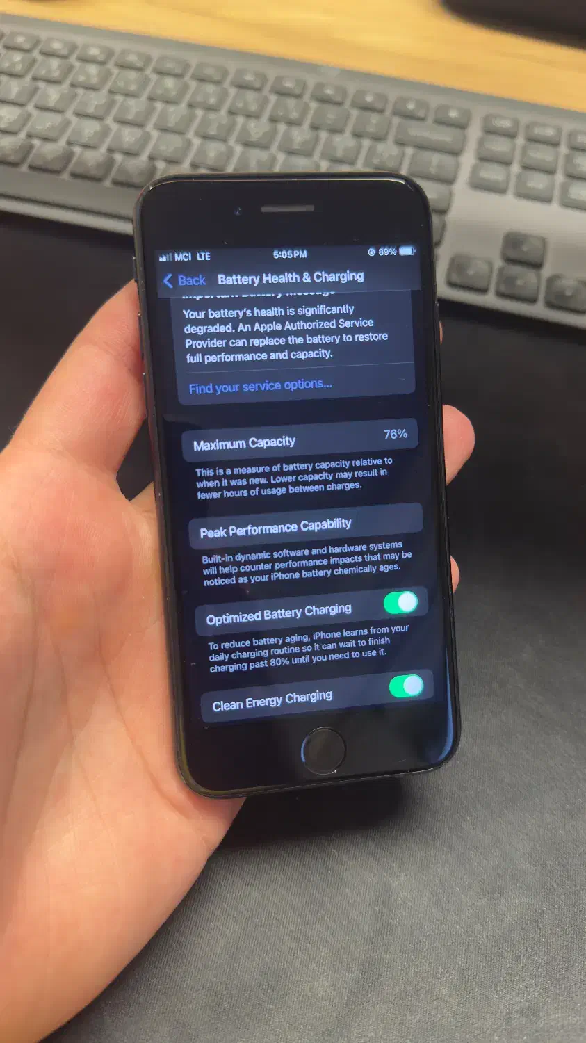 آیفون SE 2020 -  گیگ 128  مشکی|موبایل|رشت, دیلمان|دیوار