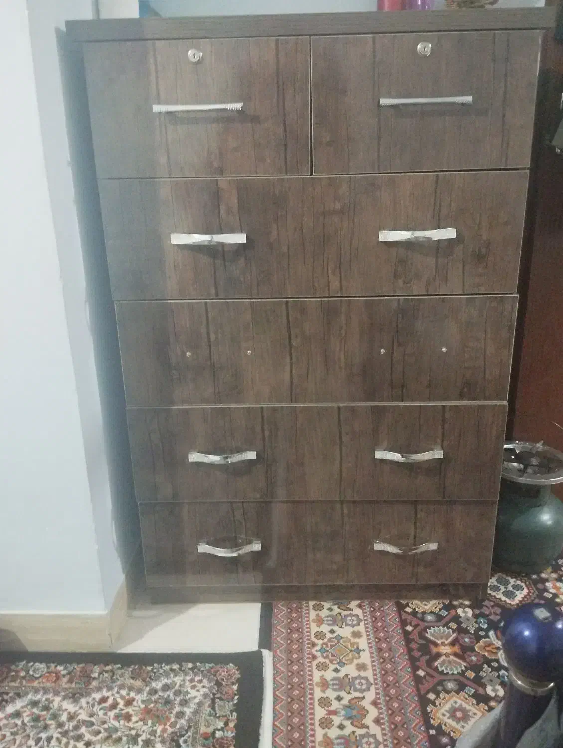 چوب|جاکفشی، کمد، دراور|محمدیه-قزوین, |دیوار