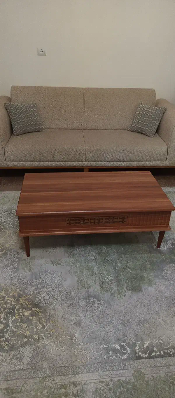 میز جلومبلی و سه عدد عسلی وکیوم|مبلمان خانگی و میز عسلی|کبودرآهنگ, |دیوار