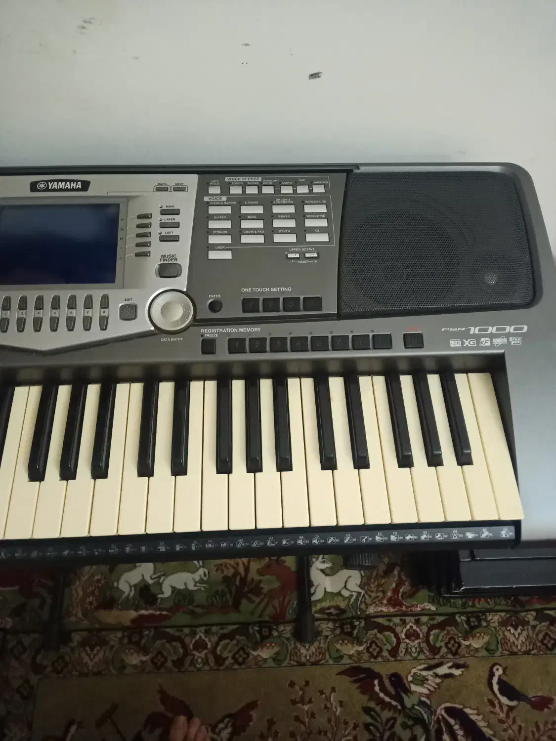 کیبورد یاماها psr-1000|پیانو، کیبورد، آکاردئون|رشت, گلسار|دیوار