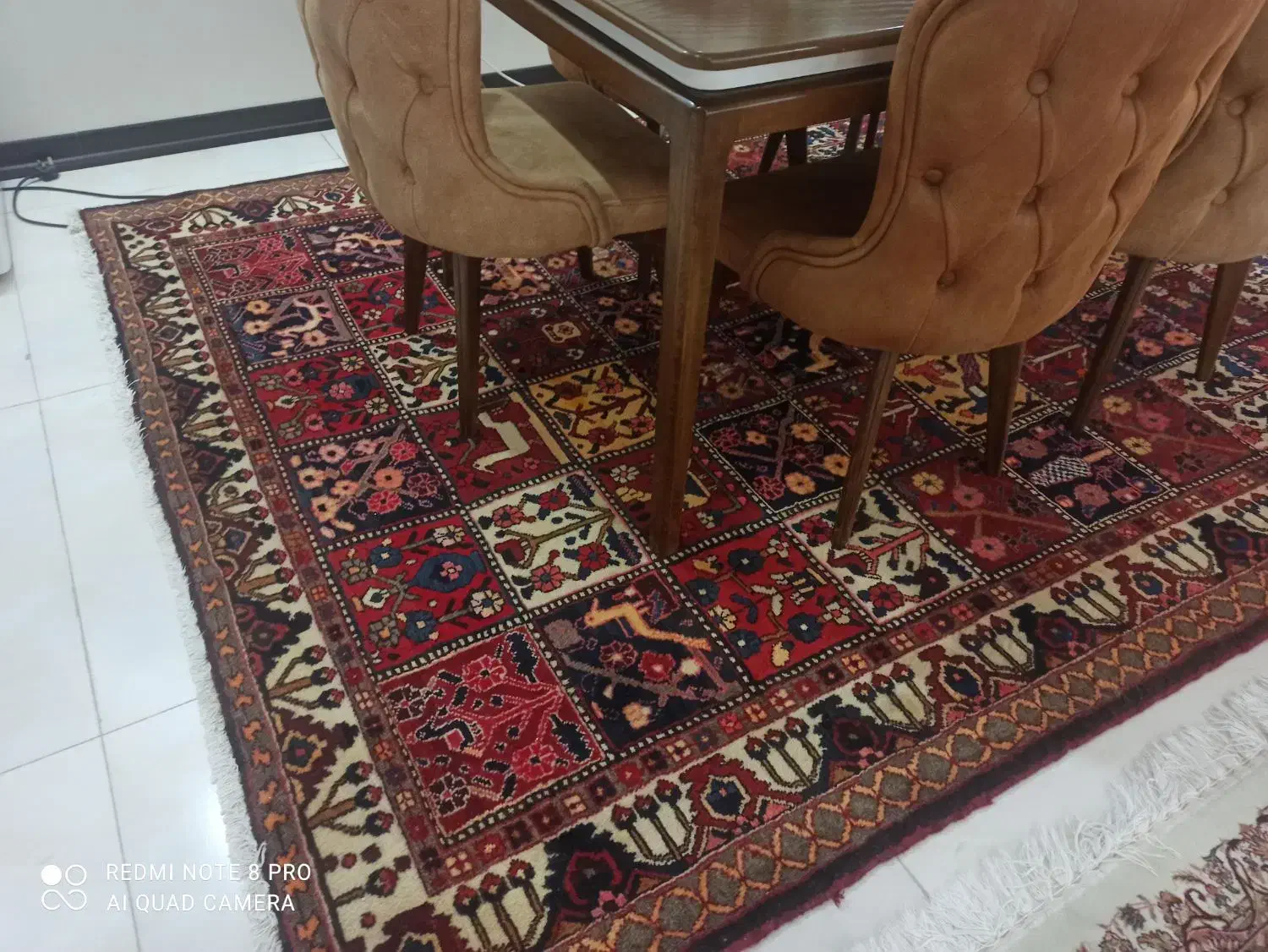 فرش دستباف خشتی|فرش|شاهین‌شهر, طالقانی|دیوار