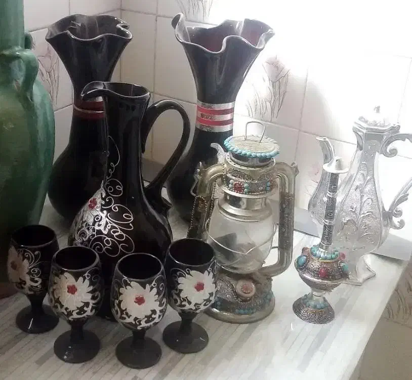 پارچ و جام و گلدان و...|صنایع دستی و سایر لوازم تزئینی|کاشان, فاز ۲ ناجی آباد|دیوار