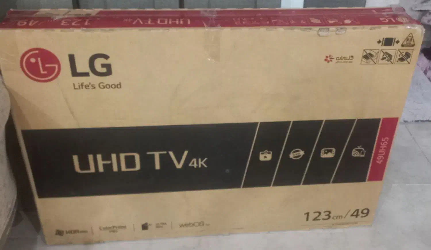 تلوزیون LG49|تلویزیون و پروژکتور|ماهدشت, |دیوار