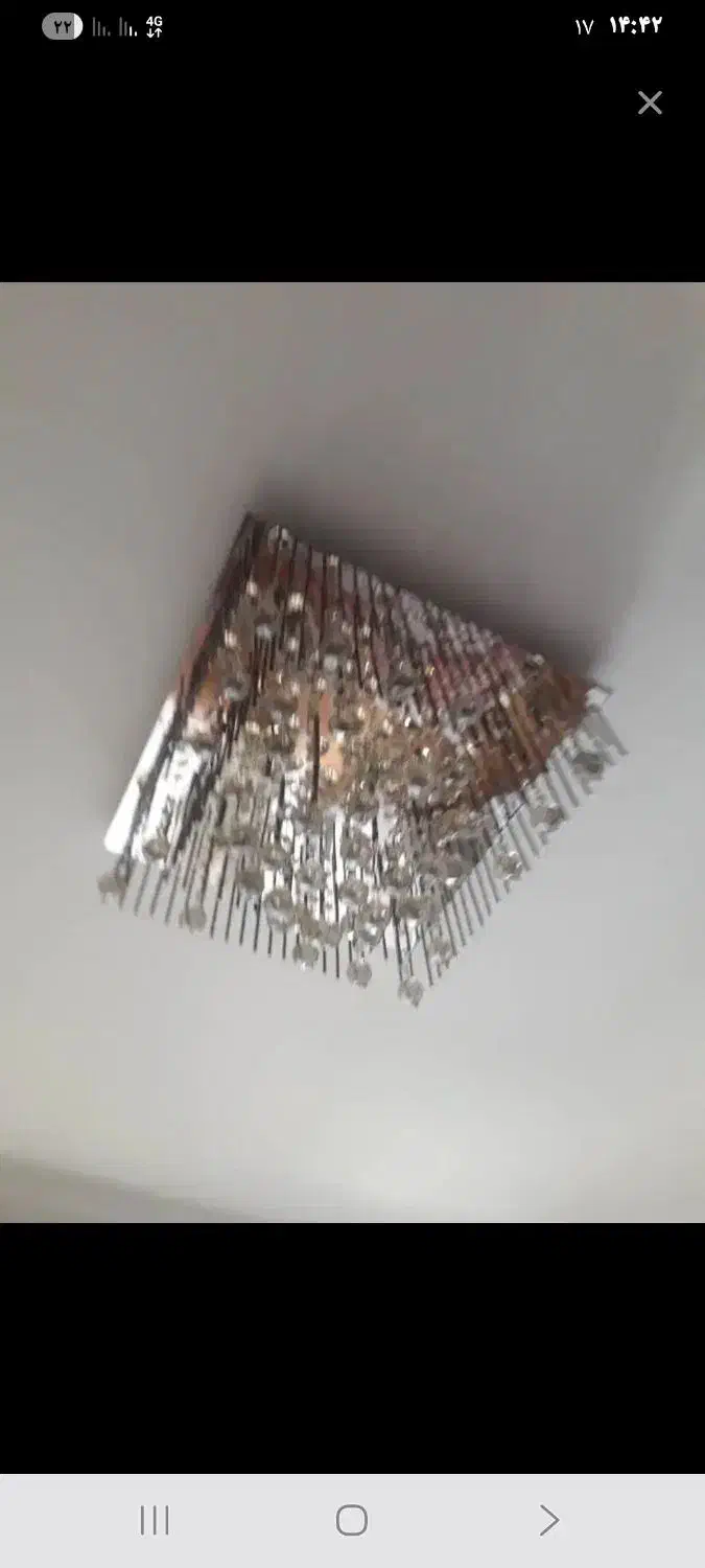 لوستر کریستالی|لوستر و چراغ آویز|سراب, |دیوار