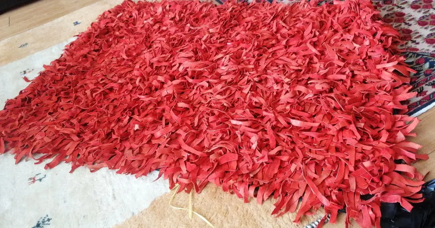 قالیچه چرمی|گلیم، جاجیم، گبه|شیراز, قدوسی شرقی|دیوار