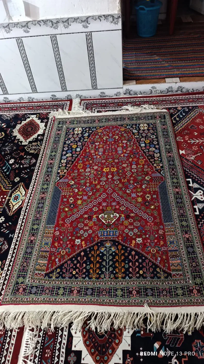 قالی میرینوس ۲متری|فرش|فیروزآباد (فارس), |دیوار