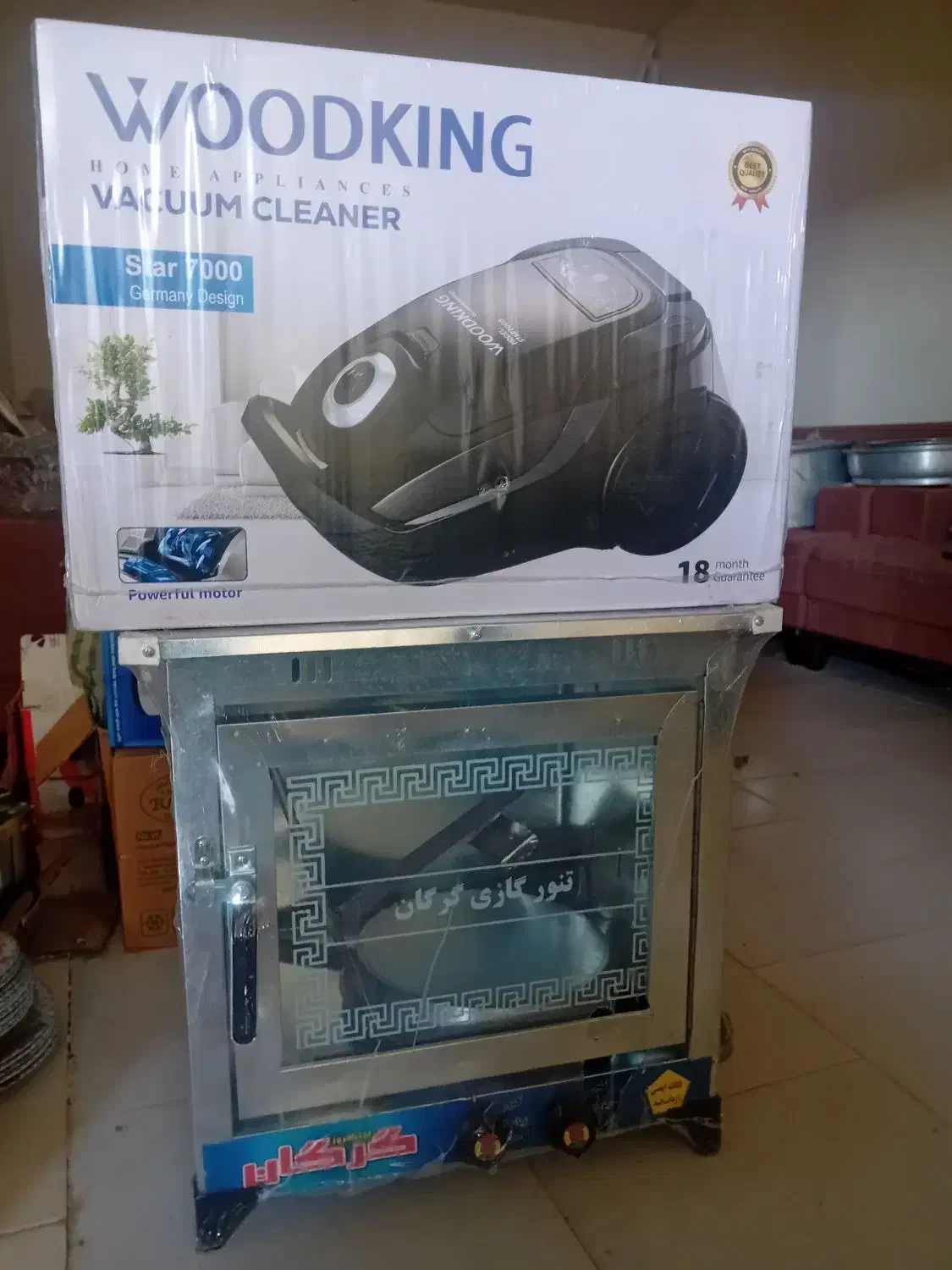 جارو برقی لمسی وودکینگ|جاروبرقی، جارو شارژی، بخارشو|کوهسار (البرز), |دیوار