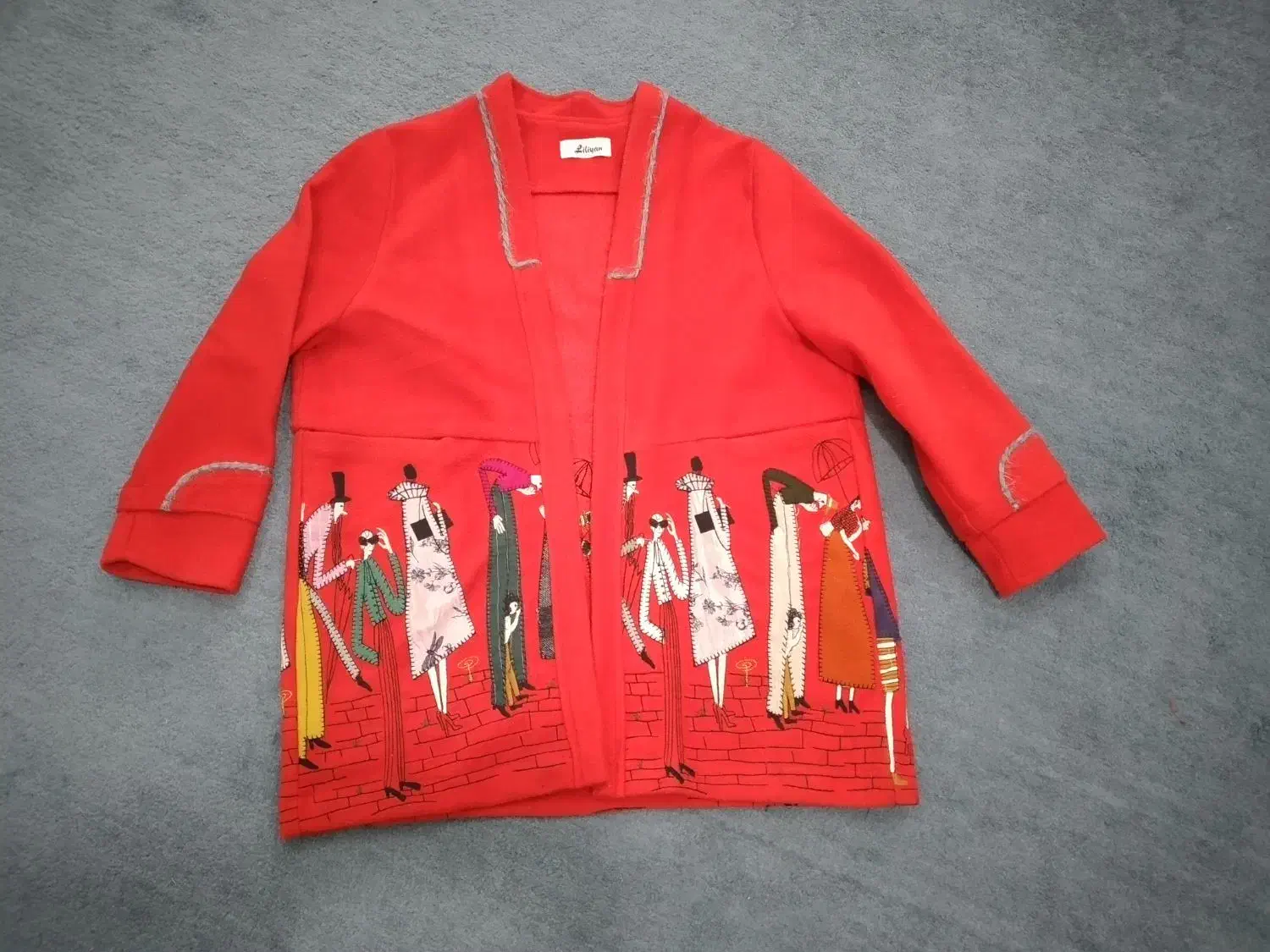 پالتوی فوترتیکه دوزی شده|لباس|ایلام, |دیوار