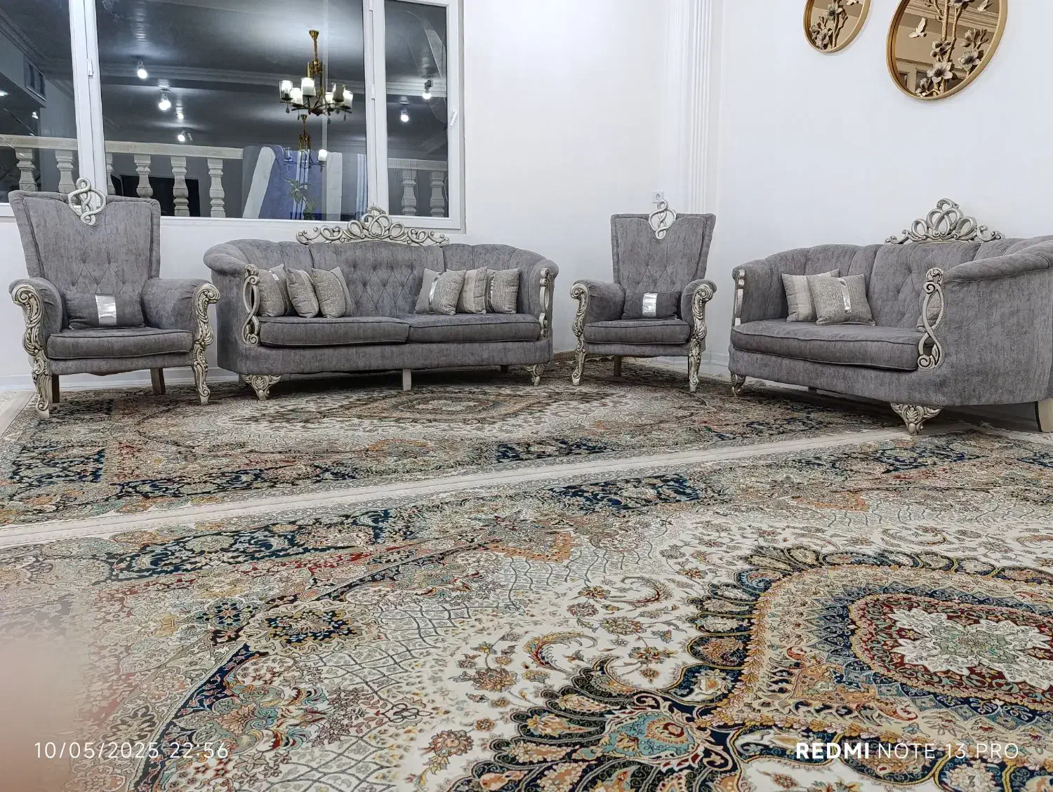 مبلمان هفت نفره طرح ملودی|مبلمان خانگی و میز عسلی|ایلام, |دیوار