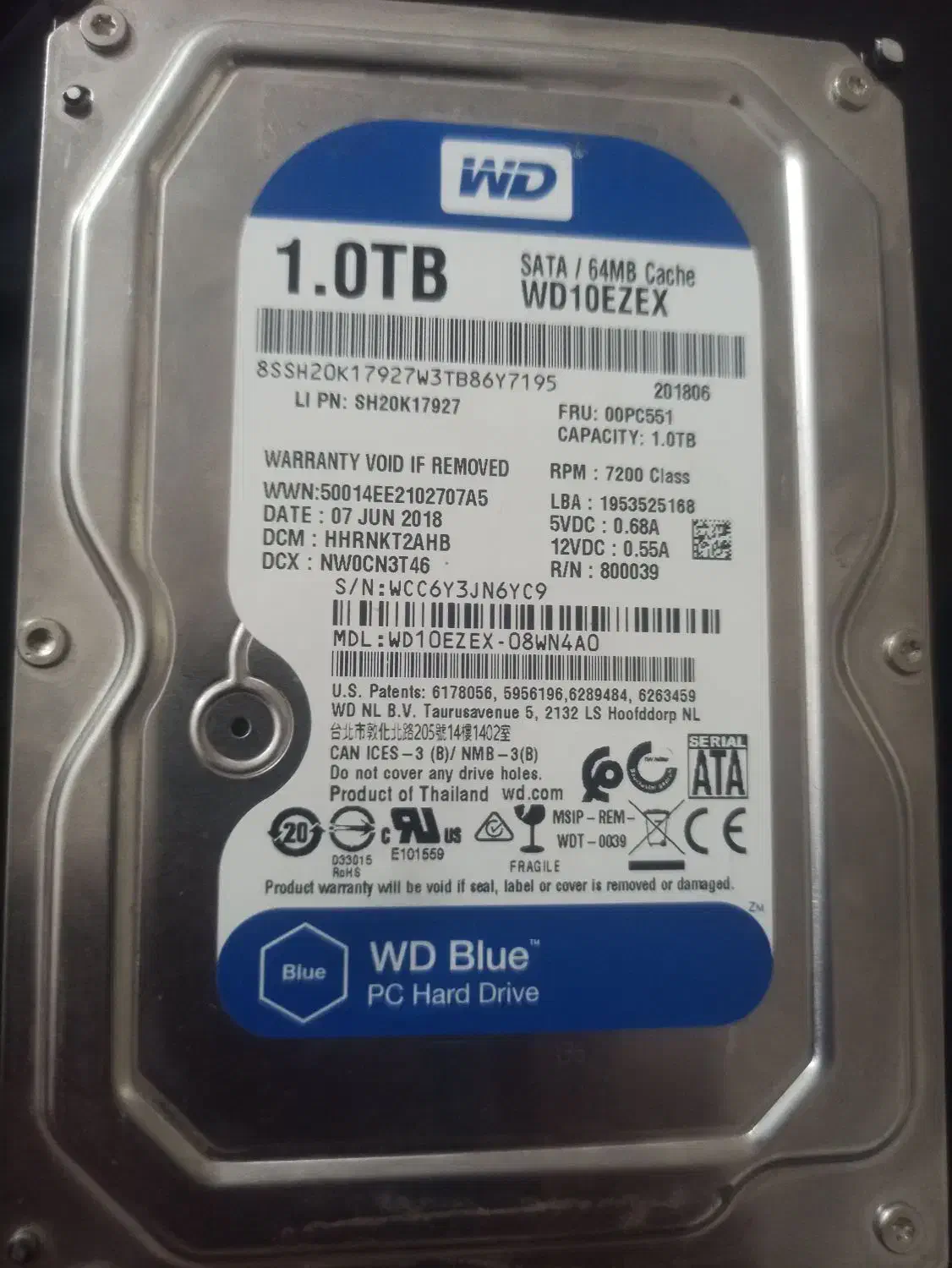 هارد یک ترابایت|قطعات و لوازم جانبی رایانه|نیشابور, شهرک رسولی|دیوار