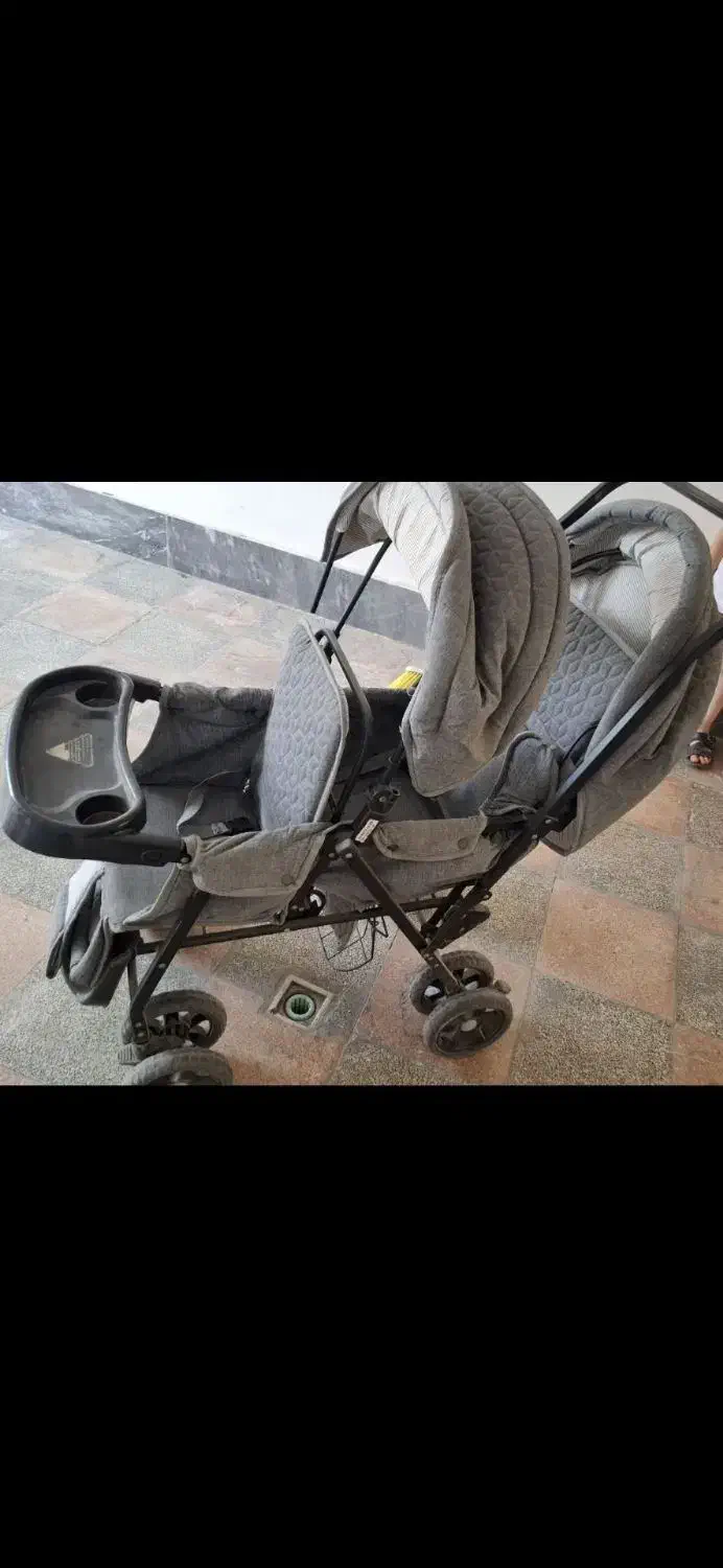 کالسکه دوقلو|کالسکه و لوازم جانبی|خوی, |دیوار