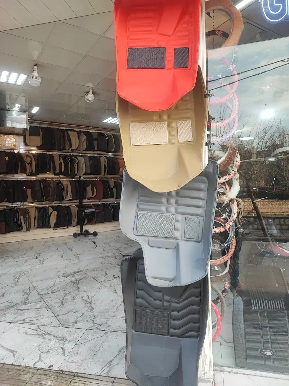 روکش صندلی دور فرمان فابریک  کفی 5 بعدی|خدمات موتور و ماشین|خرم‌آباد, |دیوار