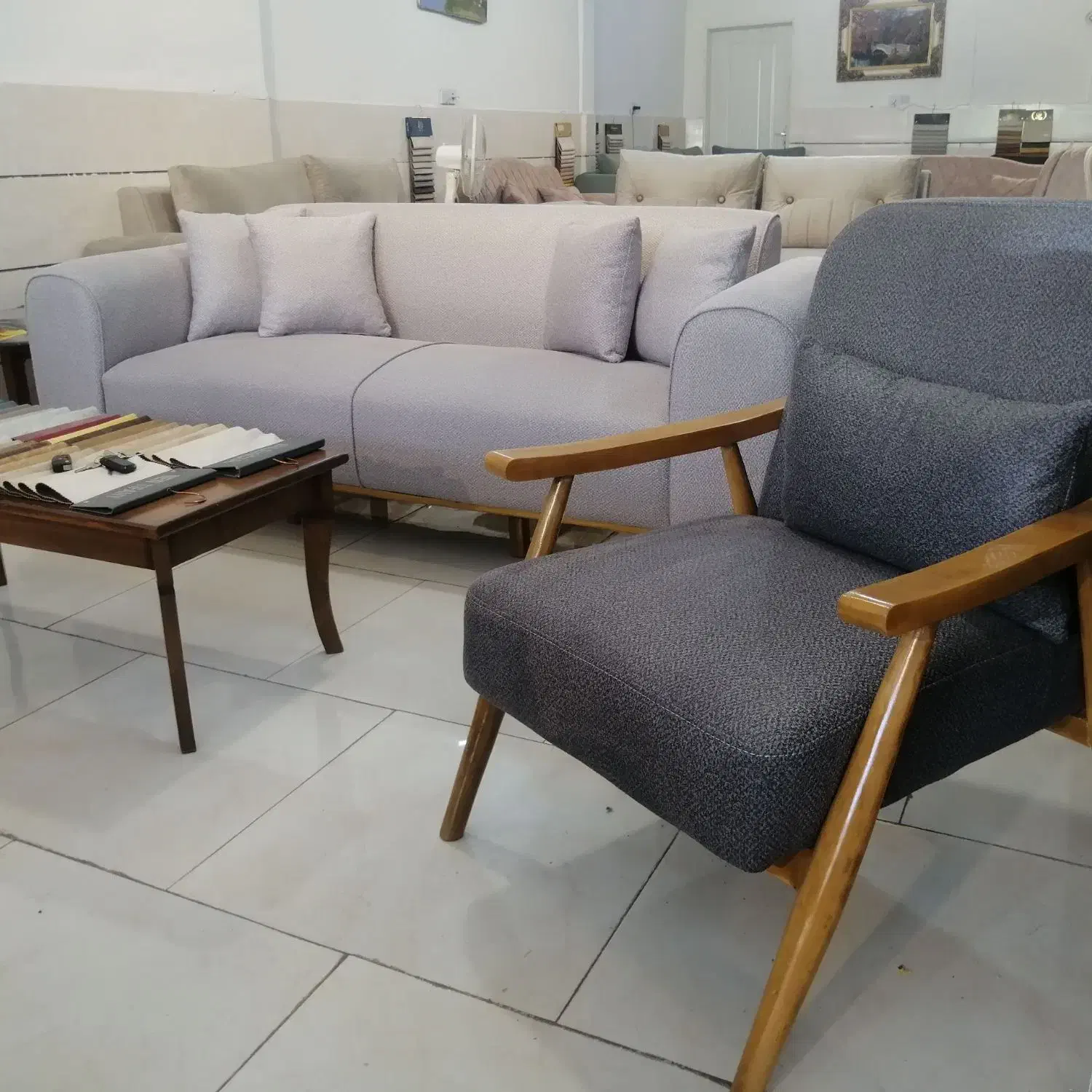 مبلمان کد ۱|مبلمان خانگی و میز عسلی|سبزوار, ابارش|دیوار