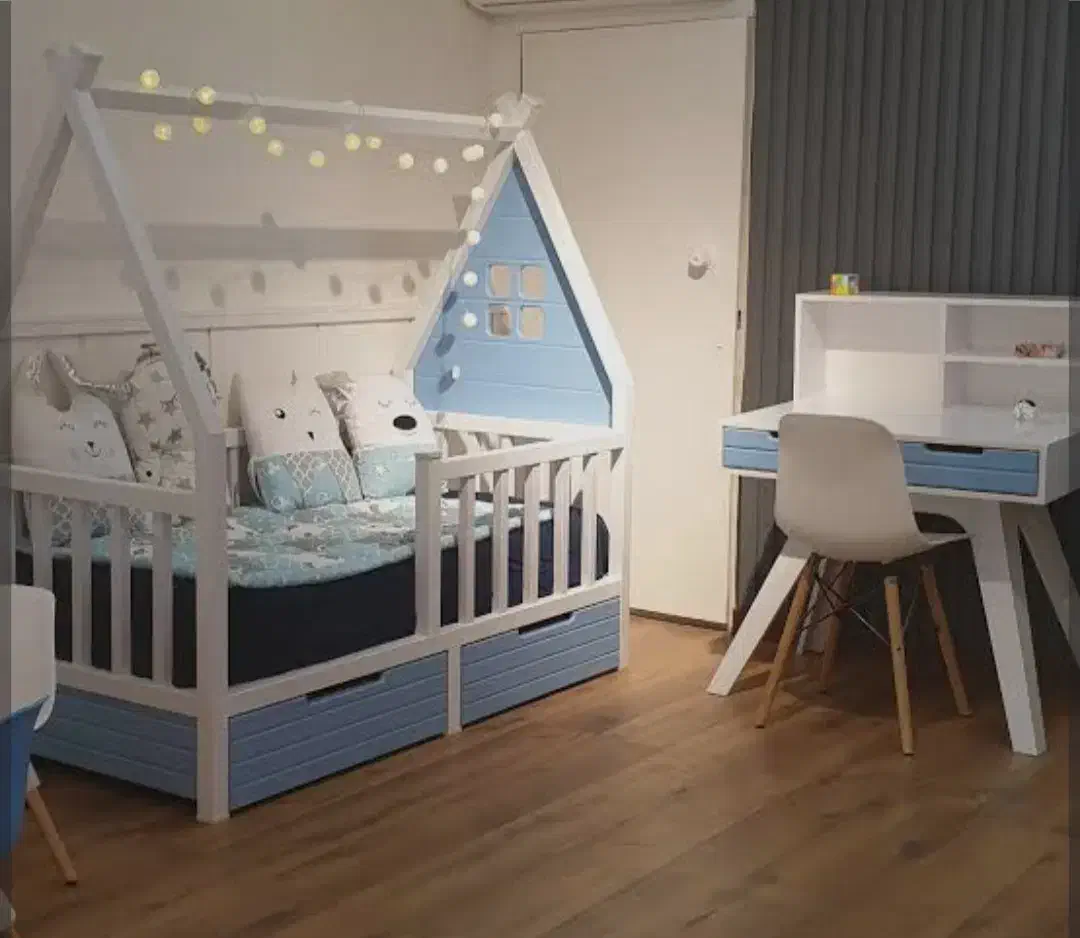 تخت چوبی سرخ پوستی|تخت و صندلی بچه|مشهد, نوید|دیوار