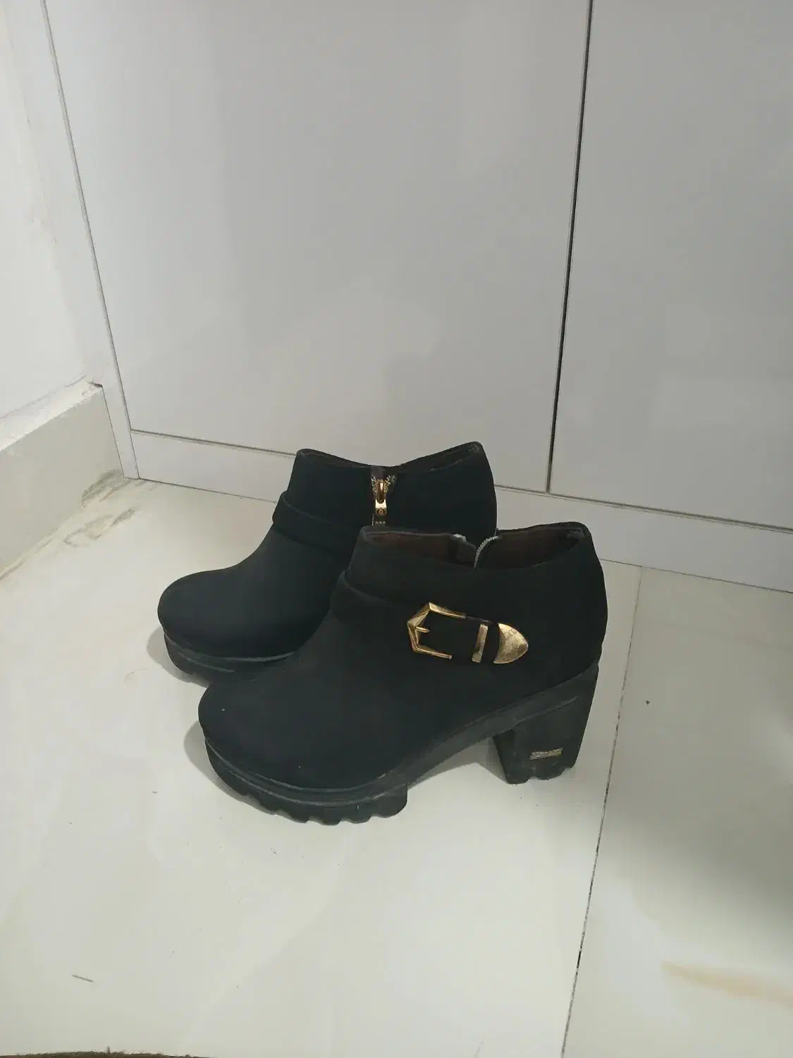 دوتا نیم پوتین سایز۳۸|کیف، کفش، کمربند|سنندج, |دیوار