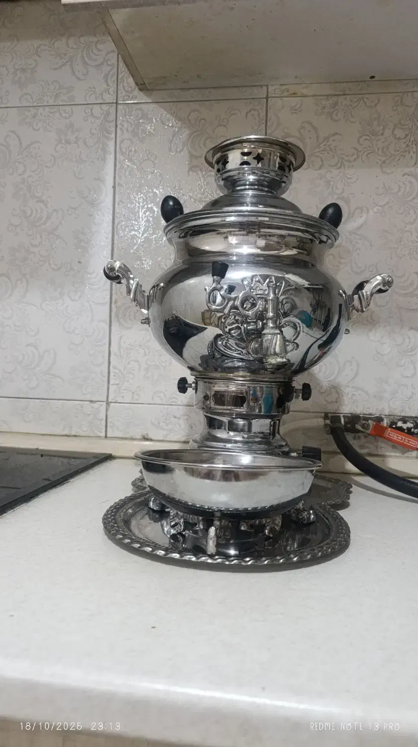 سماور گازی در حد نو|سماور، چای‌ساز، قهوه‌ساز|کاشان, رجایی|دیوار