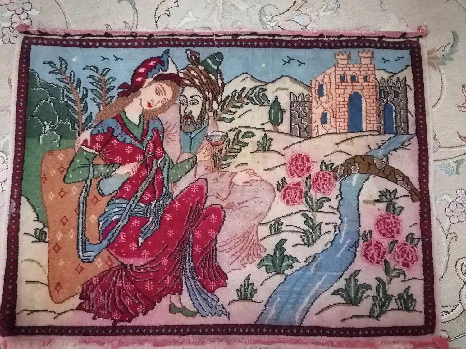 فرش دستباف|تابلو فرش|پاکدشت, پارچین|دیوار