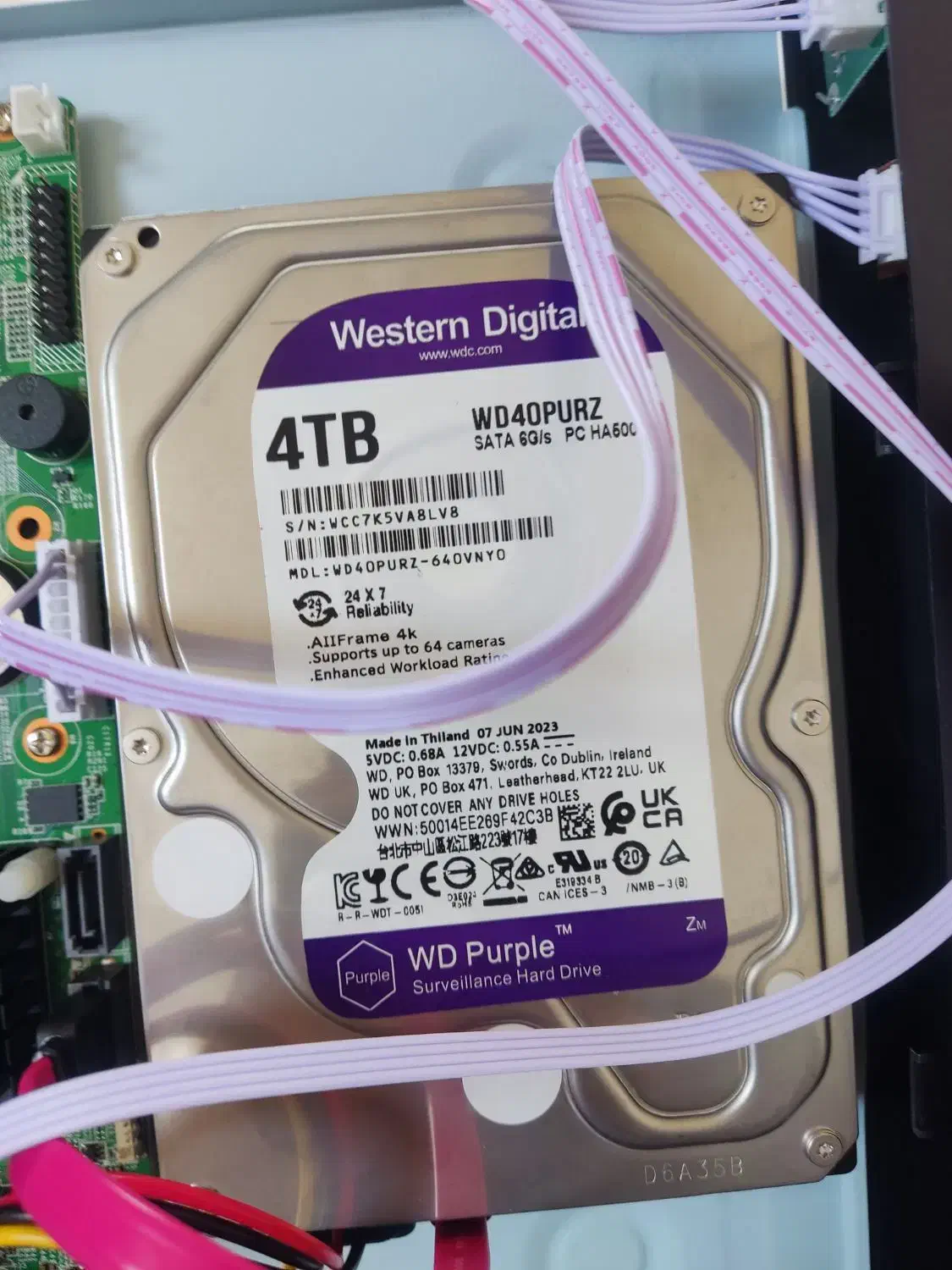 فروش هارد بنفش دوربین مداربسته/ مودم سیمکارتی|قطعات و لوازم جانبی رایانه|شهرکرد, |دیوار