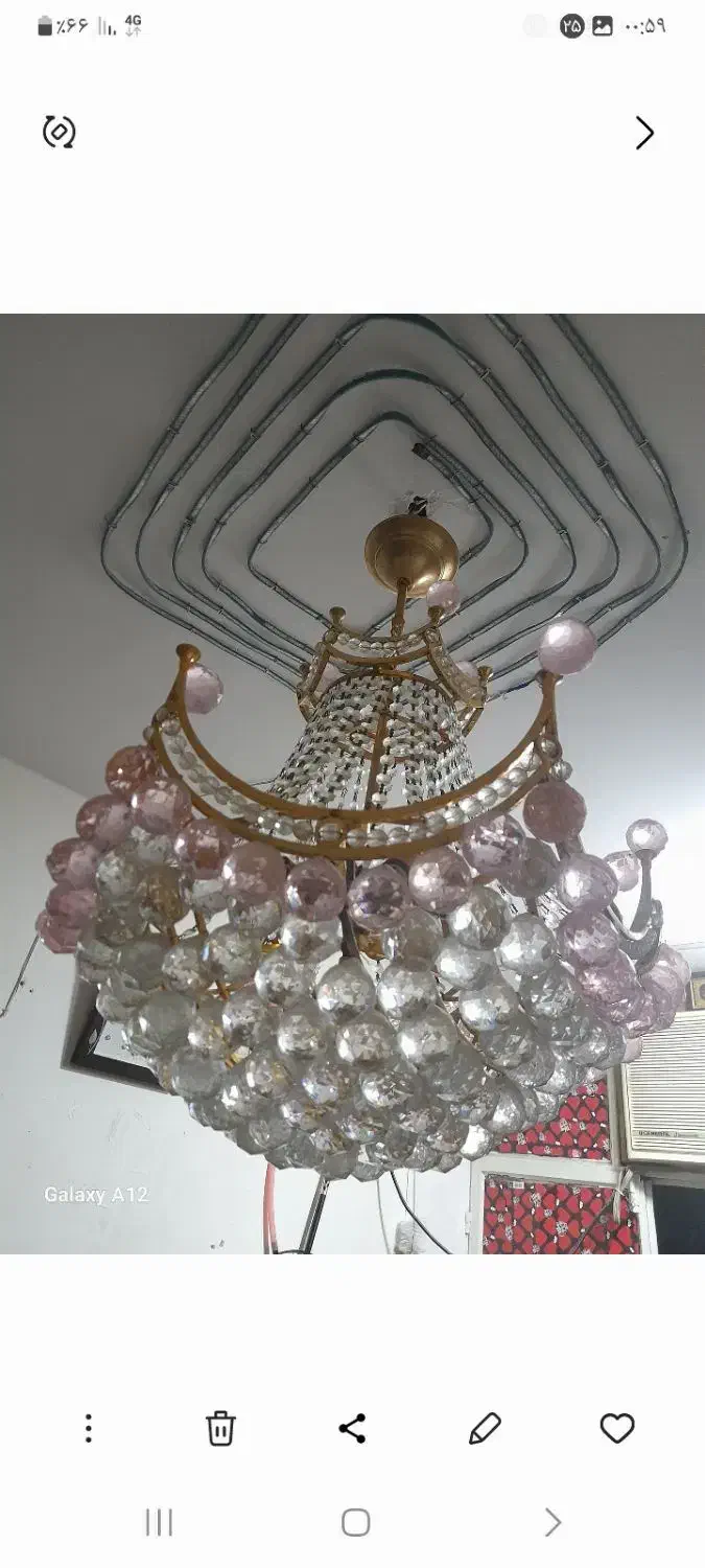 لوستر،بزرگ و شیک  برای پذیرای|لوستر و چراغ آویز|اهواز, گلستان|دیوار