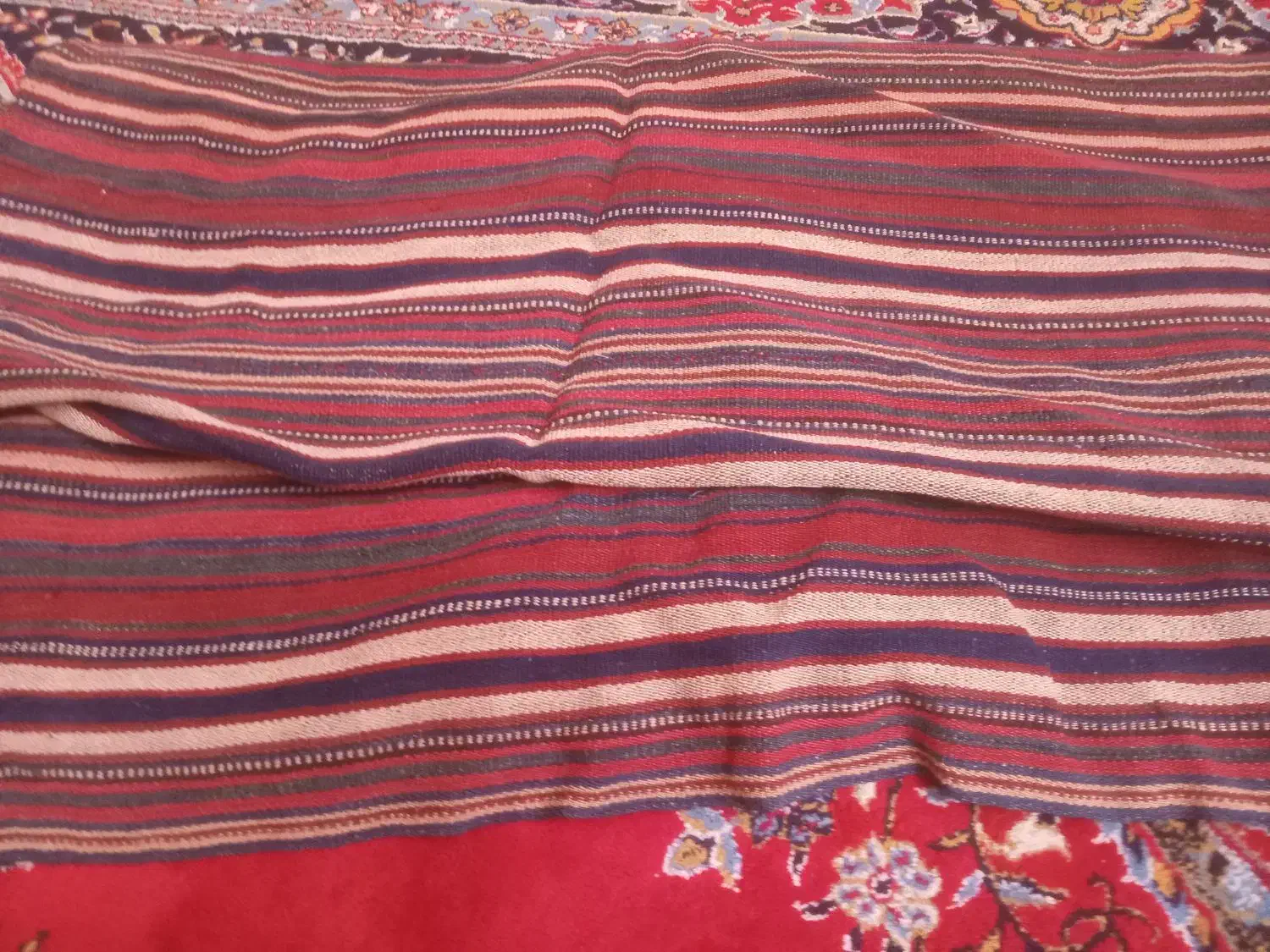 دو عدد جاجیم قدیمی تمیز|گلیم، جاجیم، گبه|قم, شهر قائم|دیوار