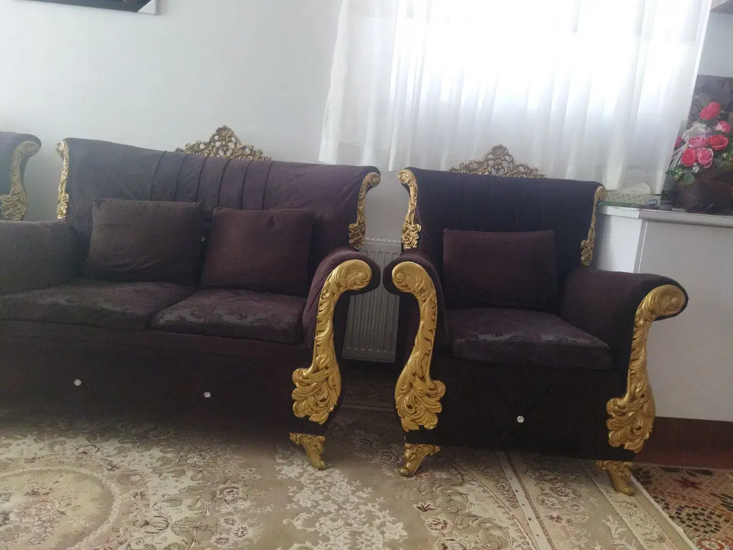 مبل ۷ نفره فروشی.|مبلمان خانگی و میز عسلی|خوانسار, |دیوار
